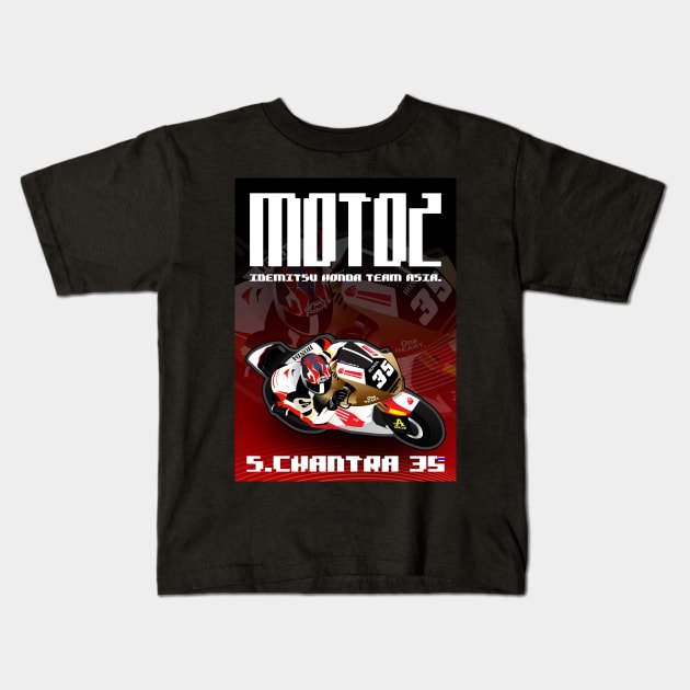 Moto2 Kids T-Shirt by glycediab